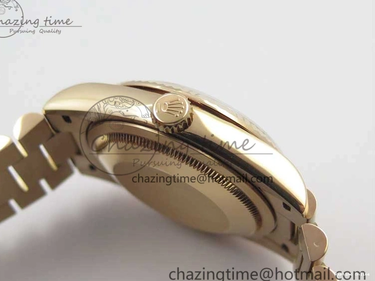 0111 Sophisticated Day-Date 36 RG 128239 Bp Maker Best Edition Silver Dial on RG President Bracelet 3132